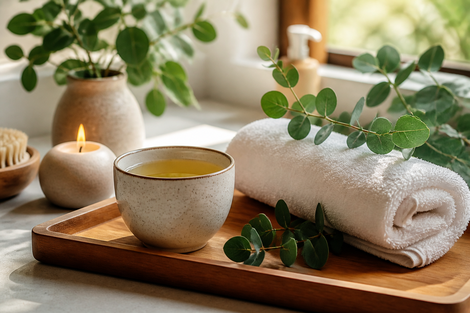 Spa tea ritual